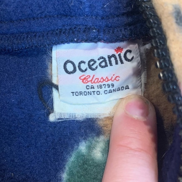 Vintage Oceanic  Unisex Christmas Teddy Bear Fleece Sweatshirt, Size 2XL - Picture 3 of 7